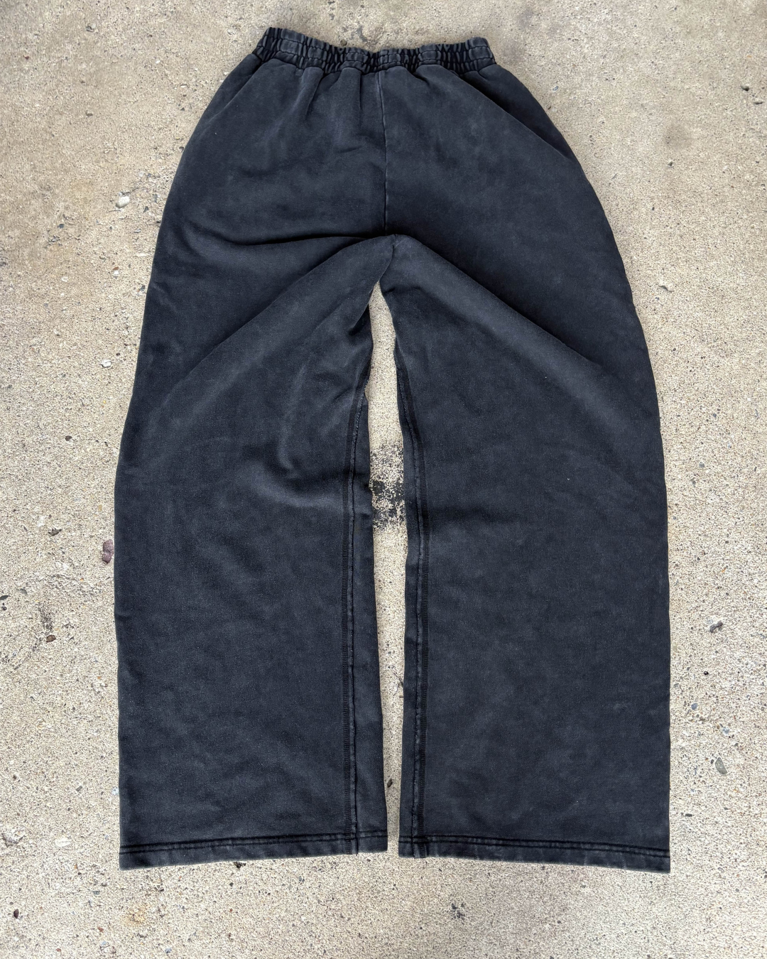 Blank Faded Black Sweatpants