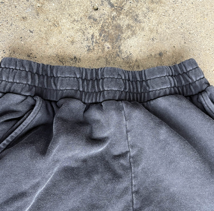 Blank Faded Black Sweatpants